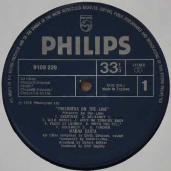 LP Magna Carta: Prisoners On The Line