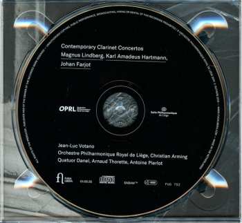 CD Karl Amadeus Hartmann: Contemporary Clarinet Concertos