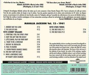 CD Mahalia Jackson: Complete Mahalia Jackson - Intégrale Mahalia Jackson  Vol. 12 1961