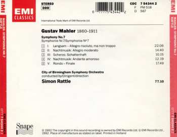 CD Gustav Mahler: Symphonie No. 7