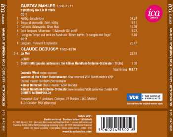 2CD Claude Debussy: Symphony No. 3 / La Mer