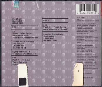 2CD The London Symphony Orchestra: Symphony No. 8 "Symphony Of A Thousand" / Kindertotenlieder
