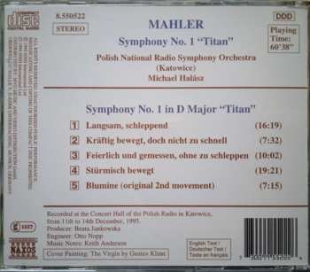 CD Gustav Mahler: Symphony No. 1 "Titan" (Including Blumine Movement)