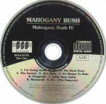 2CD Mahogany Rush: Mahogany Rush IV / World Anthem