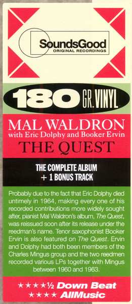 LP Booker Ervin: The Quest