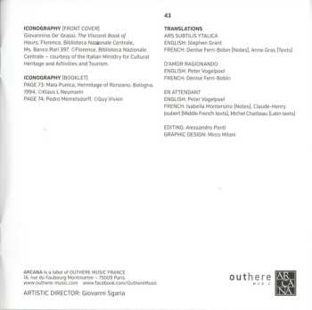3CD/Box Set Pedro Memelsdorff: Vertù Contra Furore (Musical Languages In Late Medieval Italy 1380-1420)