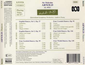 CD Malcolm Arnold: Dances (English • Scottish • Cornish • Irish • Welsh)