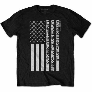 Merch Malcolm X: T-shirt Freedom Flag