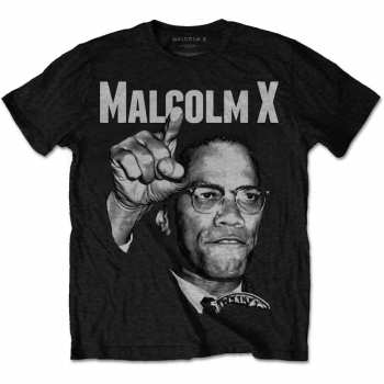 Merch Malcolm X: T-shirt Pointing 
