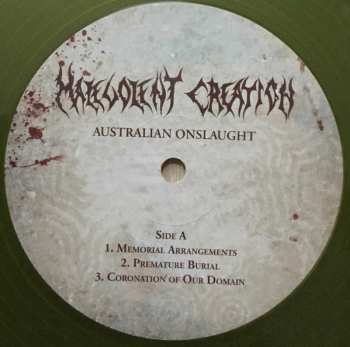 2LP Malevolent Creation: Australian Onslaught LTD | CLR