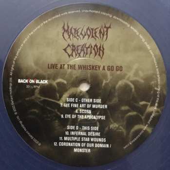 2LP Malevolent Creation: Live At The Whisky A Go Go LTD | CLR