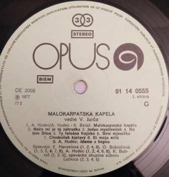 LP Malokarpatská Kapela: Malokarpatská Kapela