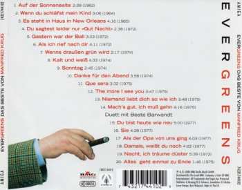 CD Manfred Krug: Evergreens 1962-1977 - Das Beste Von Manfred Krug