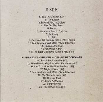 2CD Manfred Mann: Radio Days Vol 2 / The Mike D'Abo Era (Live At The BBC 66-69)