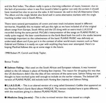 CD Manfred Mann's Plain Music: Plains Music