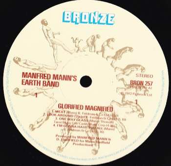 LP Manfred Mann's Earth Band: Glorified Magnified