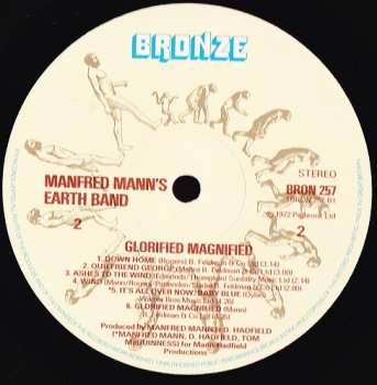 LP Manfred Mann's Earth Band: Glorified Magnified