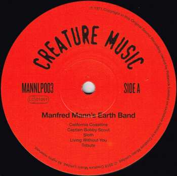 LP Manfred Mann's Earth Band: Manfred Mann's Earth Band