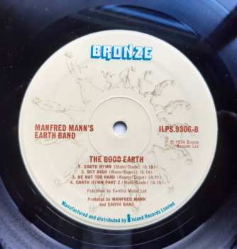 LP Manfred Mann's Earth Band: The Good Earth