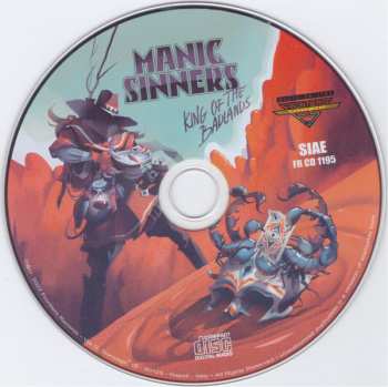 CD Manic Sinners: King Of The Badlands