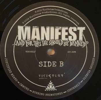 LP Manifest: ...And For This We Should Be Damned?