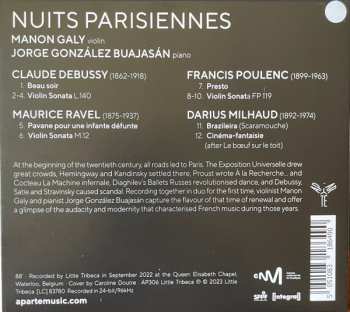 CD Jorge Gonzalez-Buajasan: Nuits Parisiennes