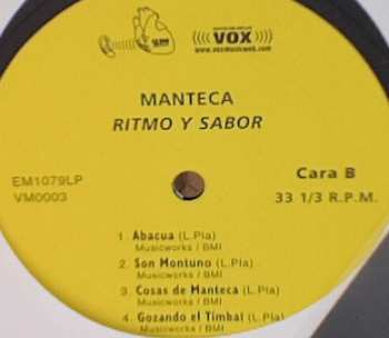 LP Manteca: Ritmo Y Sabor
