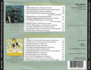 2CD Mantovani And His Orchestra: Mantovani Plays The Immortal Classics / An Album Of Favourite Melodies From The Operas