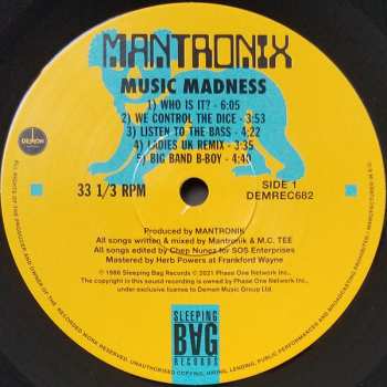 LP Mantronix: Music Madness
