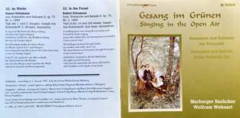 CD Marburger Bachchor: Gesang Im Grünen