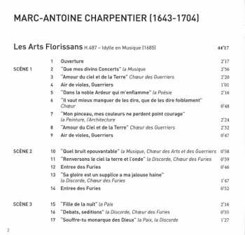 CD Marc Antoine Charpentier: Les Arts Florissans (Idylle En Musique)