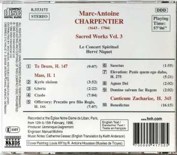 CD Hervé Niquet: Te Deum / Mass / Canticum Zachariae
