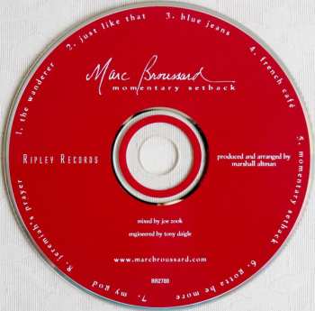 CD Marc Broussard: Momentary Setback