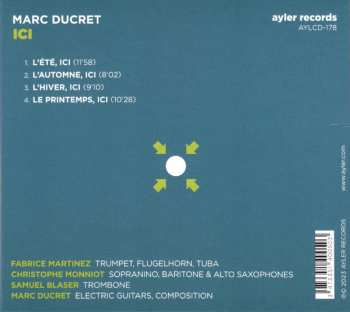 CD Marc Ducret: Ici LTD
