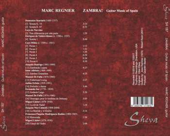 CD Marc Regnier: Zambra! Guitar Music Of Spain