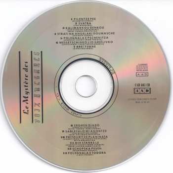 CD Le Mystère Des Voix Bulgares: Le Mystère Des Voix Bulgares