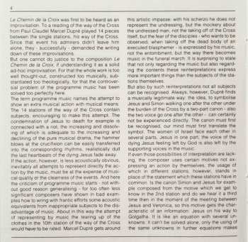 CD Marcel Dupré: Le Chemin De La Croix Op. 29 = Der Kreuzweg = Way Of The Cross