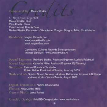 CD Marcel Khalifé: مداعبة  = Caress