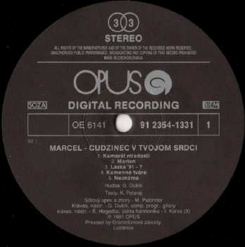 LP Marcel Palonder: Cudzinec V Tvojom Srdci