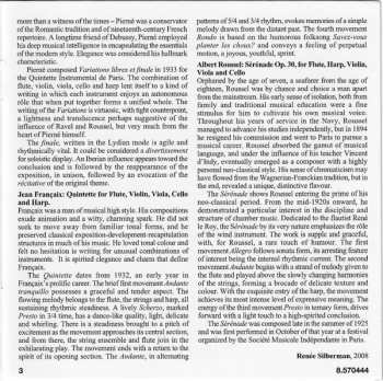 CD Jean Françaix: French Flute Chamber Music