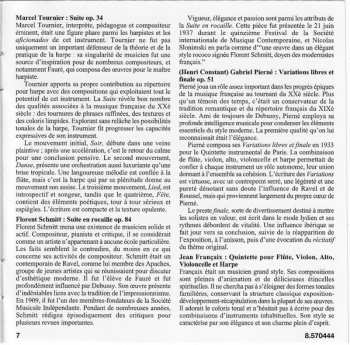 CD Jean Françaix: French Flute Chamber Music