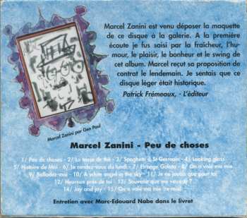 CD Marcel Zanini: Peu De Choses