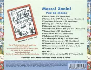 CD Marcel Zanini: Peu De Choses