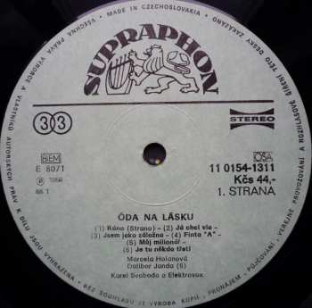 LP Marcela Holanová: Óda Na Lásku