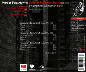 CD Johann Sebastian Bach: Harpsichord Concertos 1|2|3 BWV 1052-1054