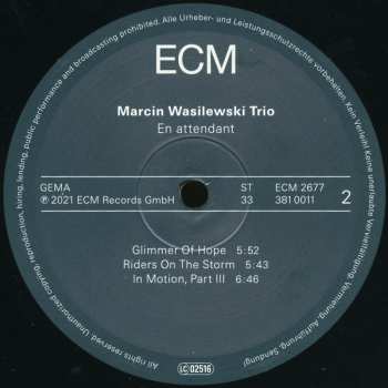 LP Marcin Wasilewski Trio: En Attendant