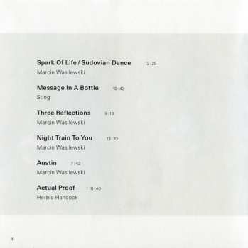 CD Marcin Wasilewski Trio: Live