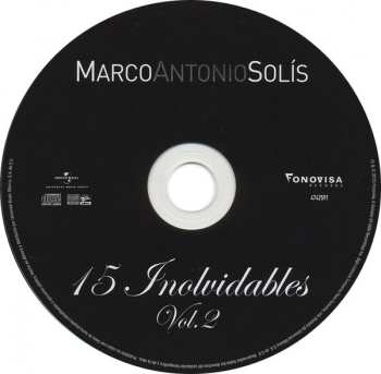 CD Marco Antonio Solís: 15 Inolvidables Vol. 2
