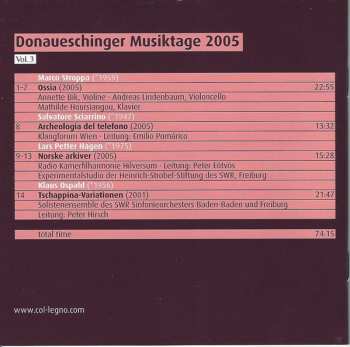 CD Lars Petter Hagen: Donaueschinger Musiktage 2005, Vol. 3