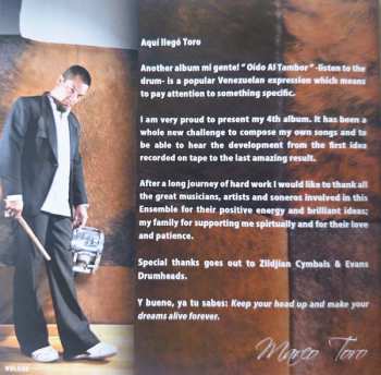 CD Toro Ensamble: Oído Al Tambor